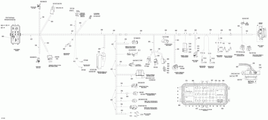  BRP Outlander Max 800R EFI, 2010 - Main Harness Xt, Xt-p
