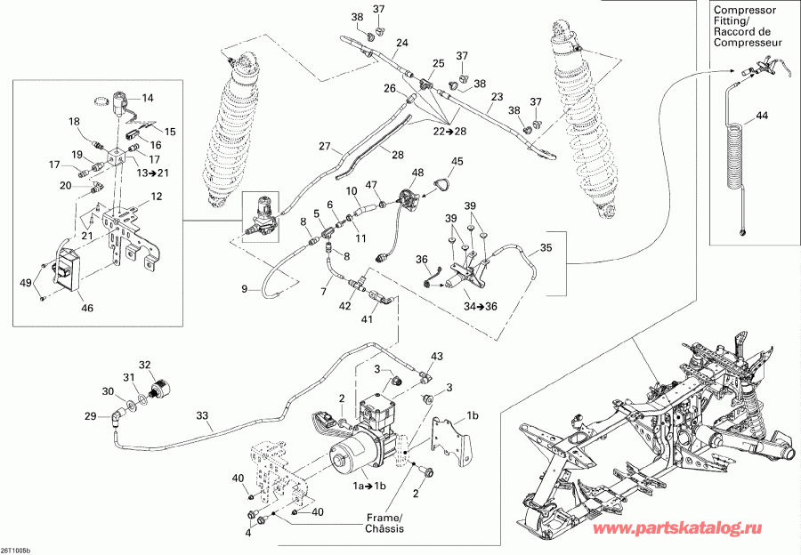 Outlander Max 800R EFI Ltd, 2010 ������ - Rear Suspension 2