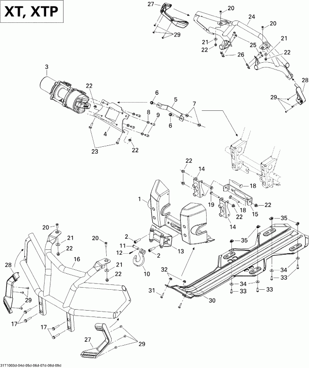 ATV  ����������� Outlander Max 800R EFI Ltd, 2010 - Body And Accessories 4, 800r
