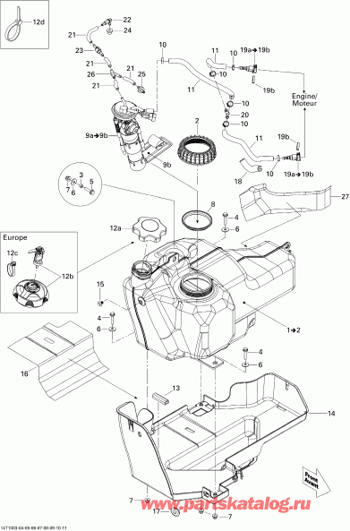 ������������  Renegade 500 EFI, 2010 ������ - ��������� �������