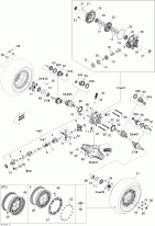 08- Drive System, Rear 500 Efi (08- Drive System, Rear 500 Efi)