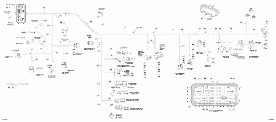 BRP Renegade 500 EFI, 2010 ������ - Main Harness 500 Efi