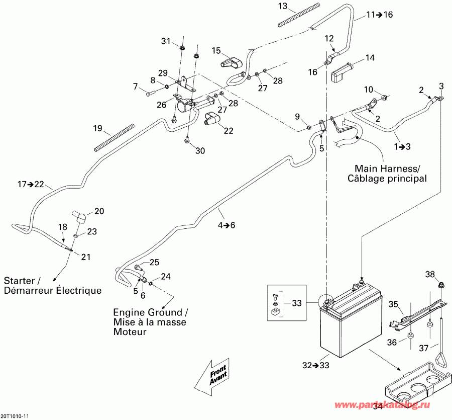   Renegade 800R EFI STD, 2010  - Electrical System