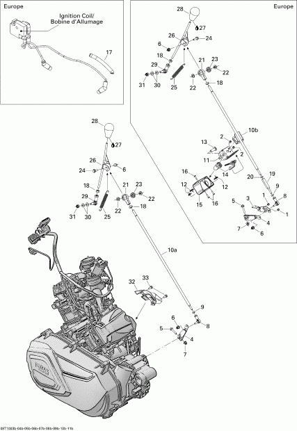    Renegade 800R EFI Xxc, 2010 - Engine 2