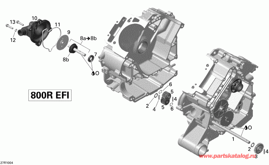   Renegade 800R EFI Xxc, 2010 - Engine Cooling