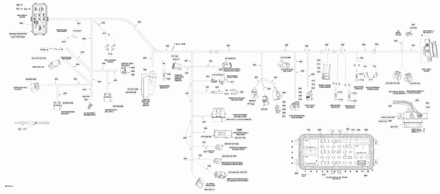 BRP Renegade 800R EFI Xxc, 2010  - Main Harness