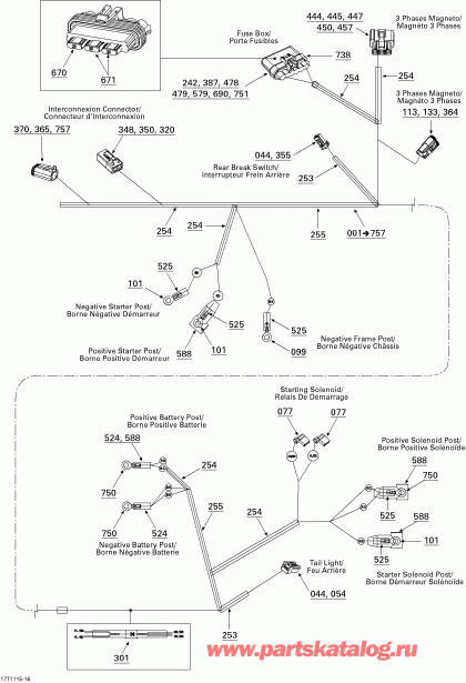 ������������ BRP - ��������� - ���� ��������, Rear Section