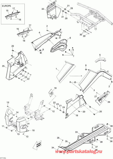 ATV  ����������� Outlander 400 EFI, 2011 - ������ � ���������� 3