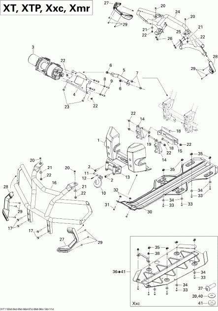 ATV  Outlander 500 EFI, 2011 - Body And Accessories 4, Xt