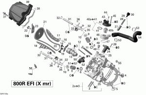 01-   , Front (01- Cylinder Head, Front)