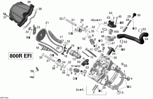 01-   , Front (01- Cylinder Head, Front)