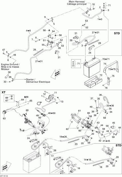   Outlander Max 400 EFI, 2011  -  System