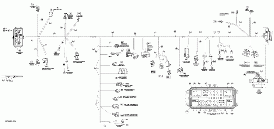  Bombardier - Main Harness Xt, Europe