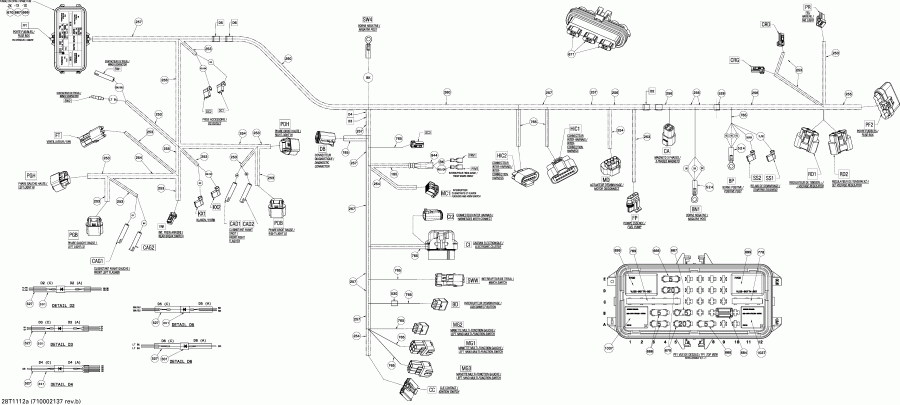  BRP Renegade 500 EFI, 2011 - Main Harness Europe