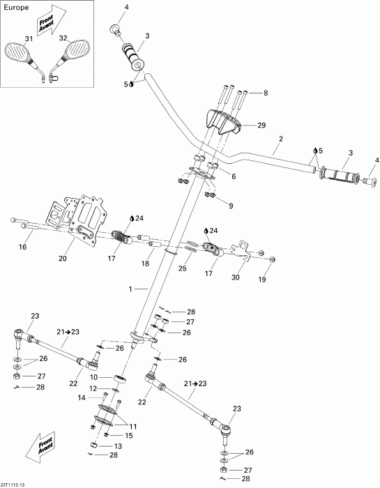 ���������� BRP Renegade 800R EFI, 2011 ������ - ������� �������
