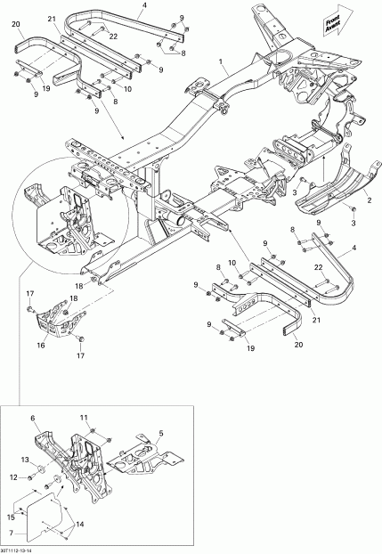 ATV Bombardier Renegade 800R EFI, 2011  - 