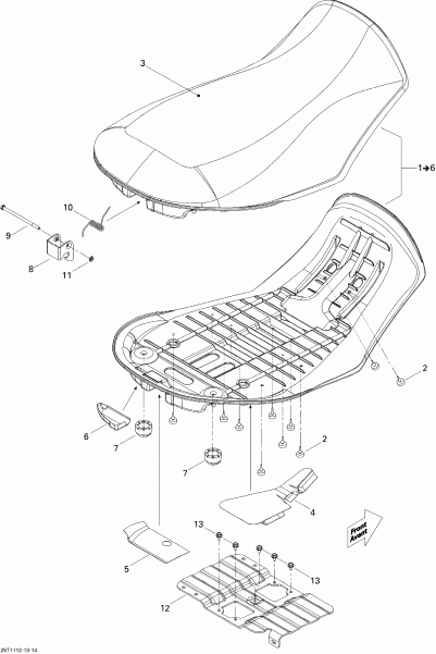 ATV BRP - Seat