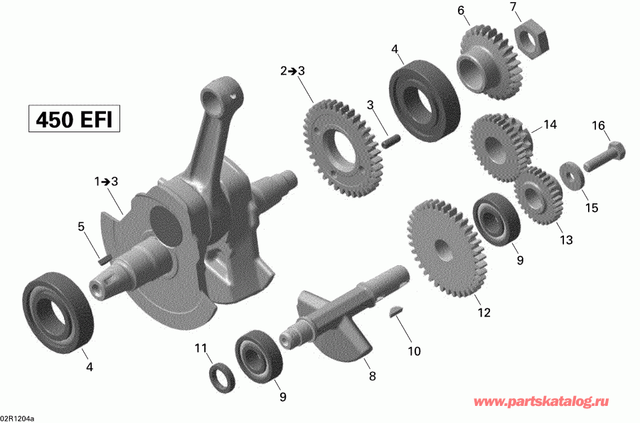 ATV  DS 450EFI Xxc & Xmx, 2012 ������ - ��������