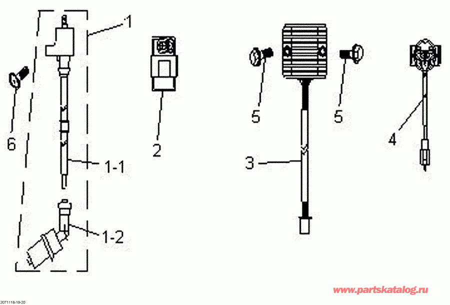  BRP  DS 90, 2012 - Electrical Components