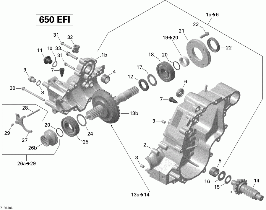  BRP - Gear Box Output Shaft