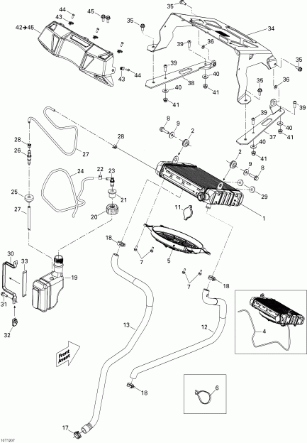   Outlander 800REFI Xmr, 2012 - Cooling System