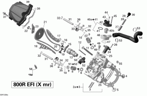 01-   , Front (01- Cylinder Head, Front)