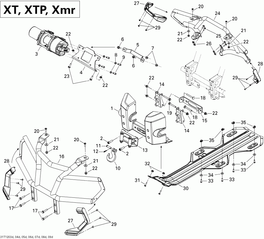 ATV  Outlander MAX 650EFI STD, XT & XT-P, 2012 -    4