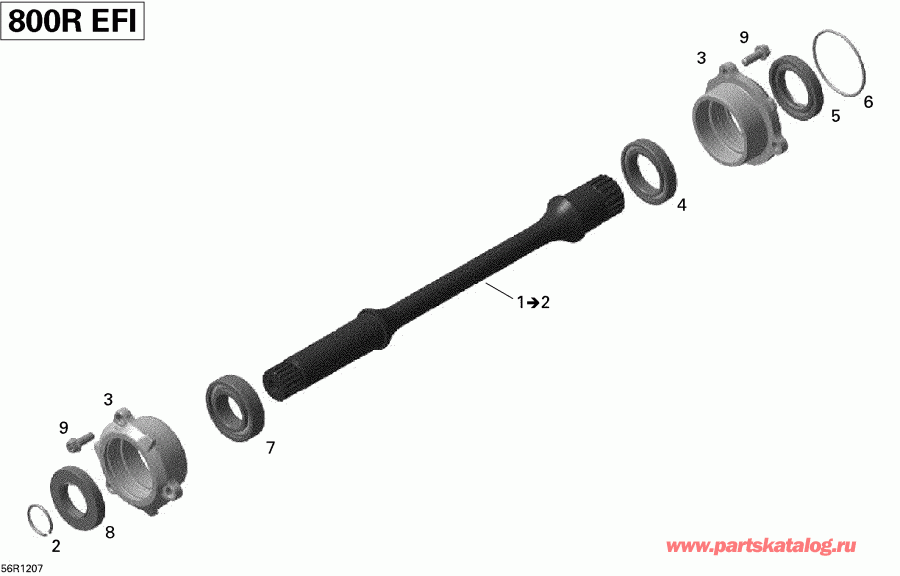 ���������� BRP ����������� Outlander MAX 800REFI LTD, 2012 - ������ ���� ��������