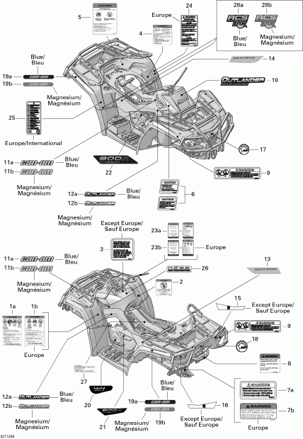   Outlander MAX 800REFI LTD, 2012 - 