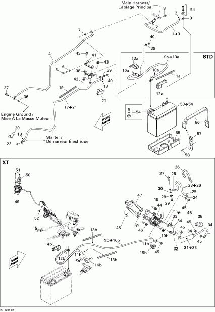  Outlander Max STD, XT, 400 EFI, 2012 -  System