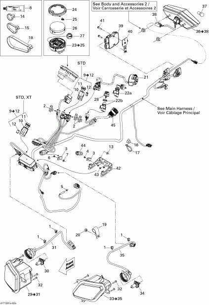  BRP  Outlander STD, XT, 400 EFI, 2012 -   1
