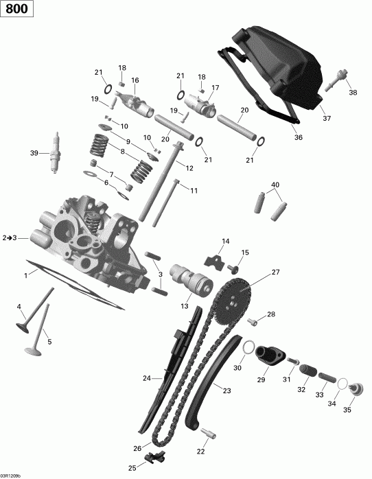 ATV BRP Outlander STD, XT, 800R EFI, 2012 ������ - ������� ����� ��������, Rear
