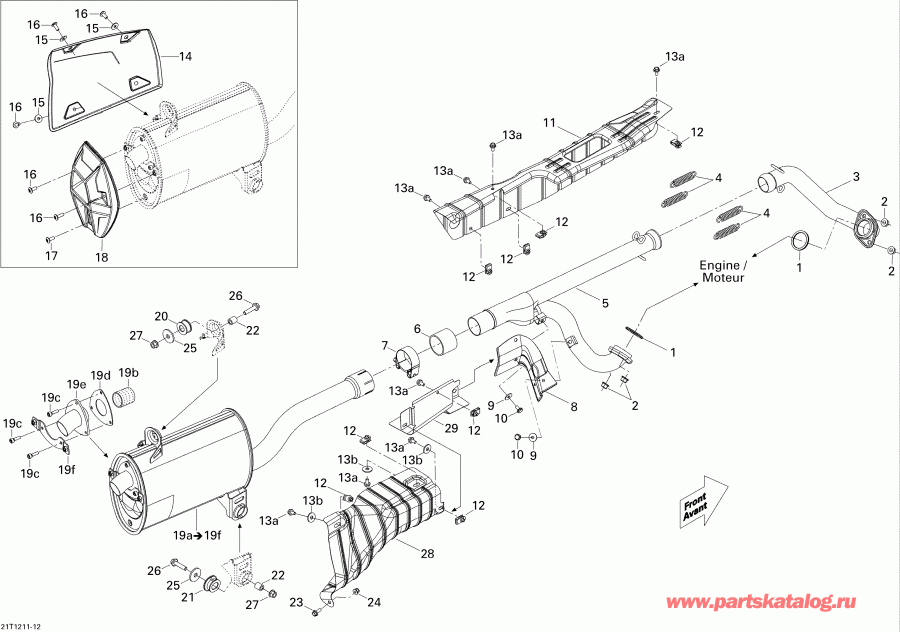 BRP  Outlander STD, XT, 800R EFI, 2012 -  