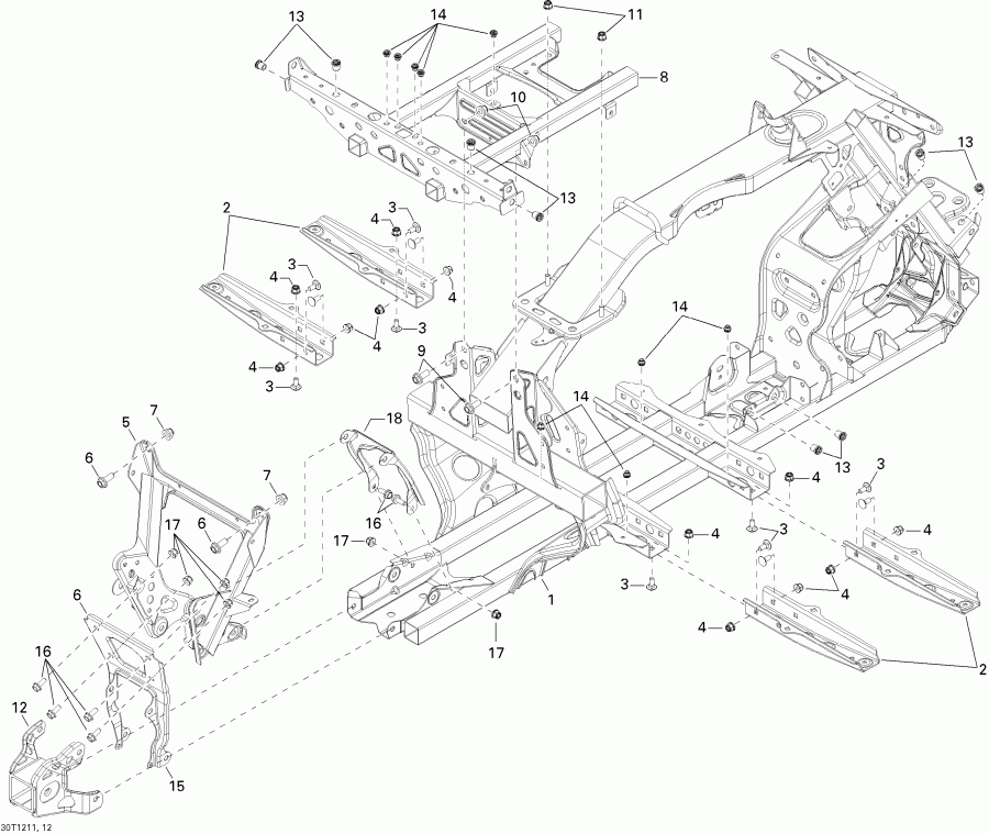  Bombardier Outlander STD, XT, 800R EFI, 2012 - 