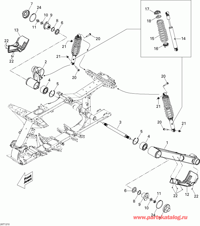������������ BRP Renagade 500EFI STD, 2012 - ������ ��������
