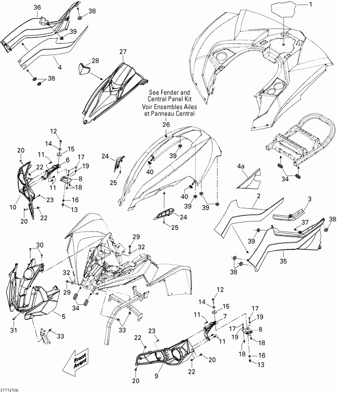  BRP Renagade 500EFI STD, 2012  -    2