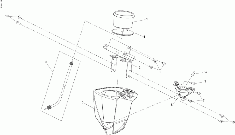  BRP DS 250 NA, CE & INT, 2013 - Steering Cover And Accessories Europe