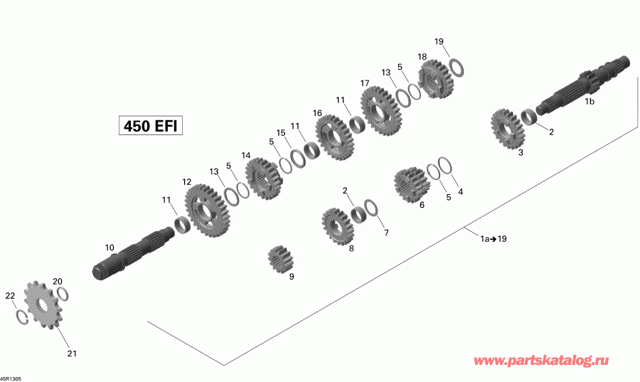  BRP DS 450EFI Xmx, 2013  -  Box