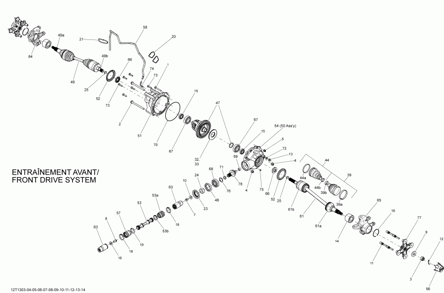  - Drive System, Front