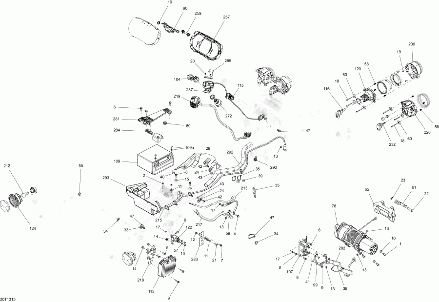 Bombardier Outlander 1000EFI XMR, 2013 - Electrical System