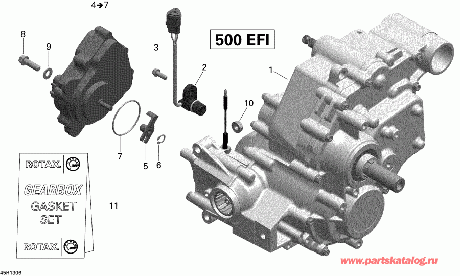  BRP - Gear Box Assy And 4x4 Actuator