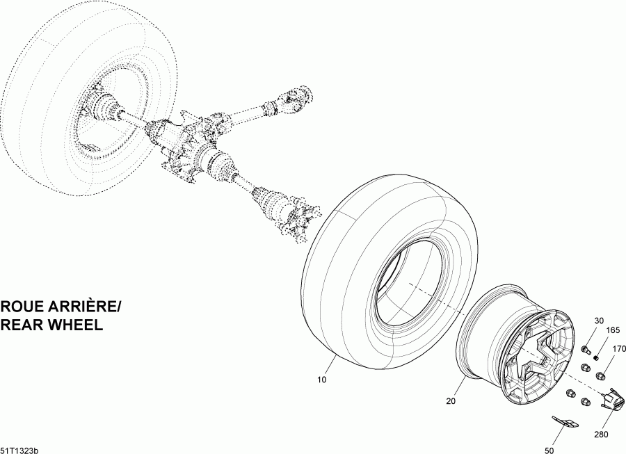 ATV BRP - Wheels And Tires Rear