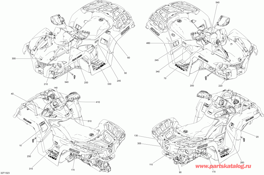 ������������ Bombardier Outlander 650EFI XMR, 2013 ������ - ��������