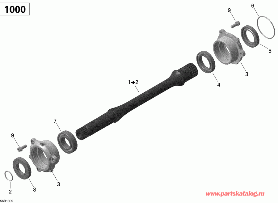 ������������  Outlander MAX 1000EFI, DPS, XT & XT-P, 2013 - ������ ���� ��������