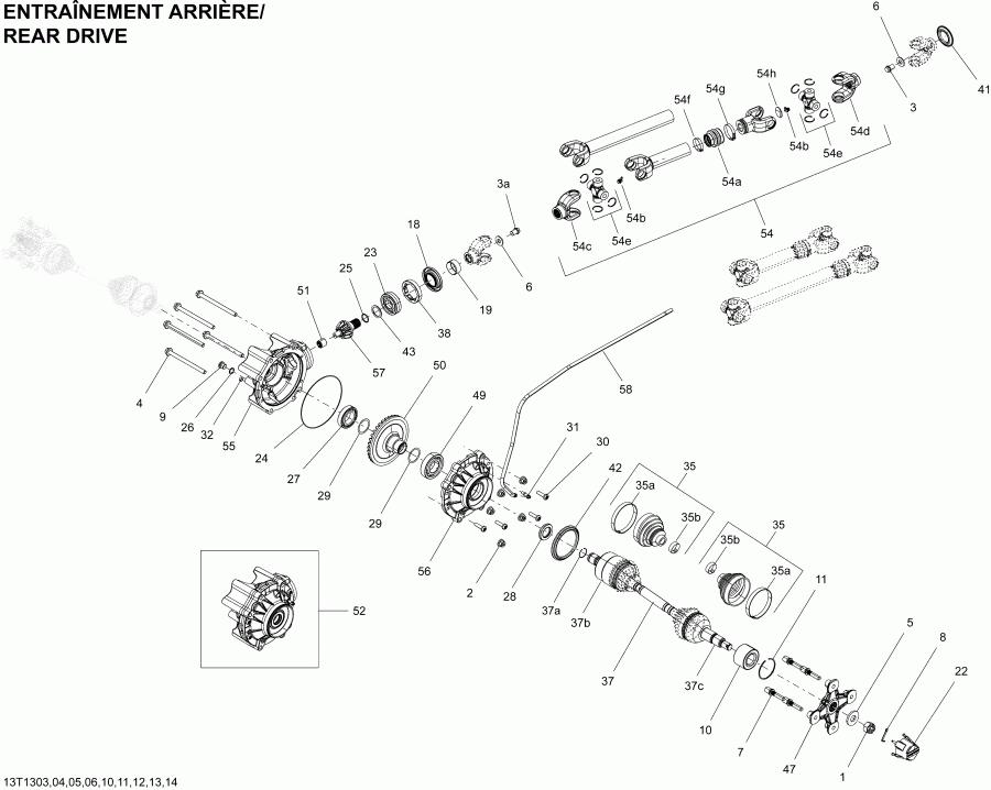  - Drive System, Rear
