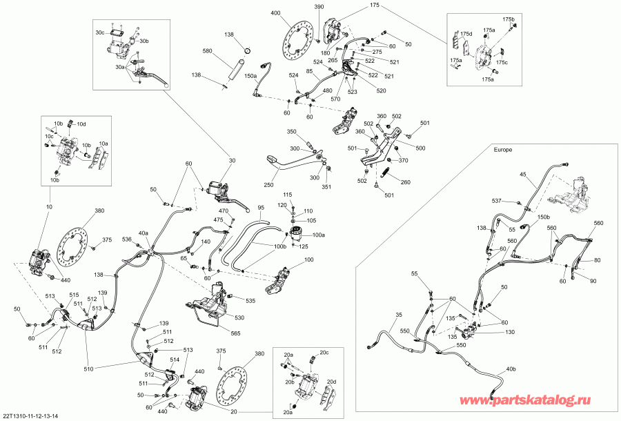 ������������  ������ Outlander MAX 650EFI STD, DPS & XT, 2013 - ������s