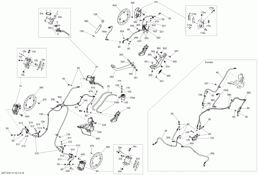 ATV BRP - Brakes