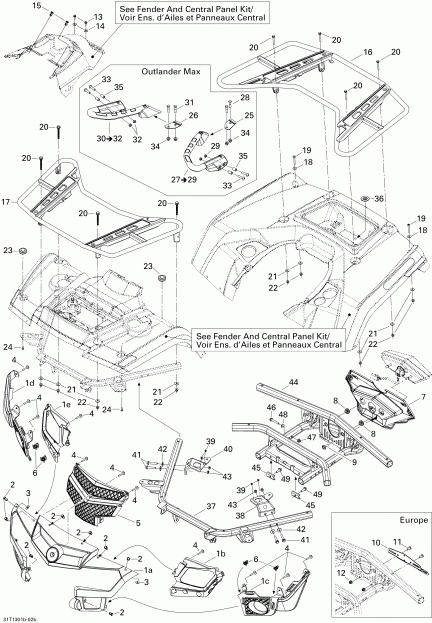 ����������  Outlander STD, XT, 400 EFI, 2013 ������ - ������ � ���������� 2