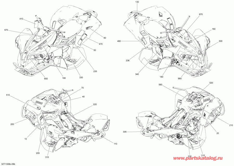 ATV   Renegade 800R EFI STD & XXC, 2013 - Decals Xxc