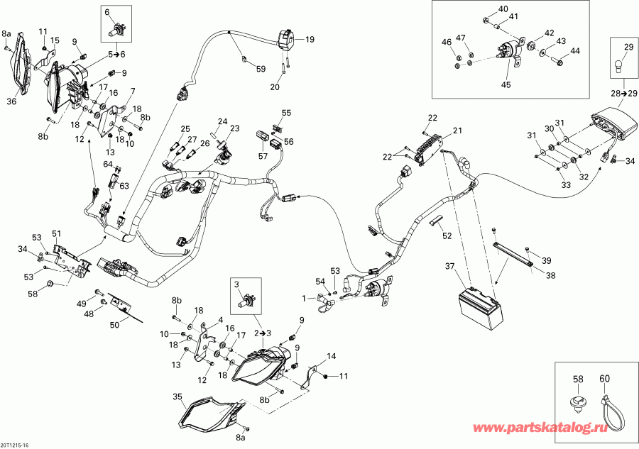DS 450EFI Xxc, Xmx, 2014 - Electrical System